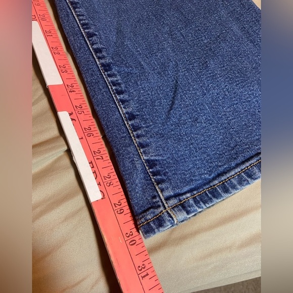 LEVIS 550 CLASSIC RELAXED BOOTCUT STRETCH DENIM Jeans WOMENS 14M MID RISE GUC - Picture 2 of 9